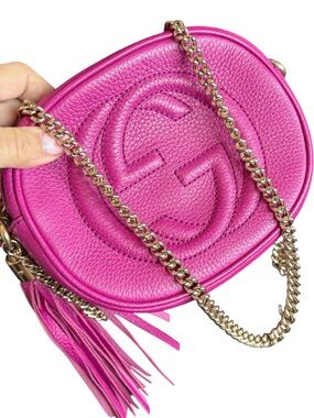 GUCCI SOHO LEATHER CROSSBODY BAG